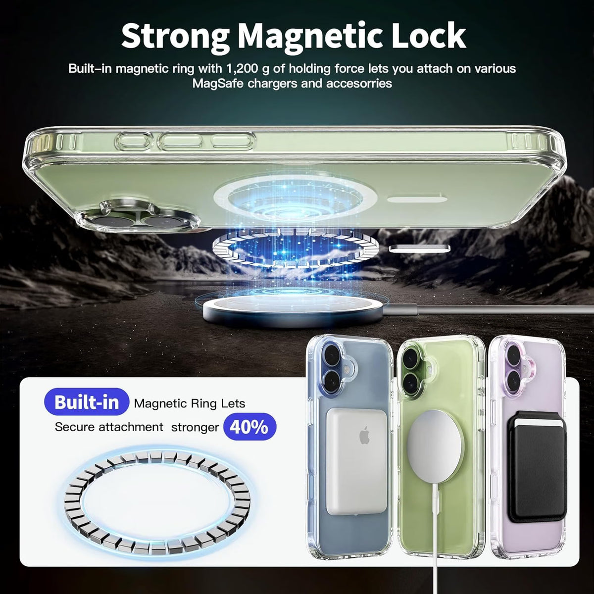 Kovrez Clear MagSafe Case (iPhone 17)