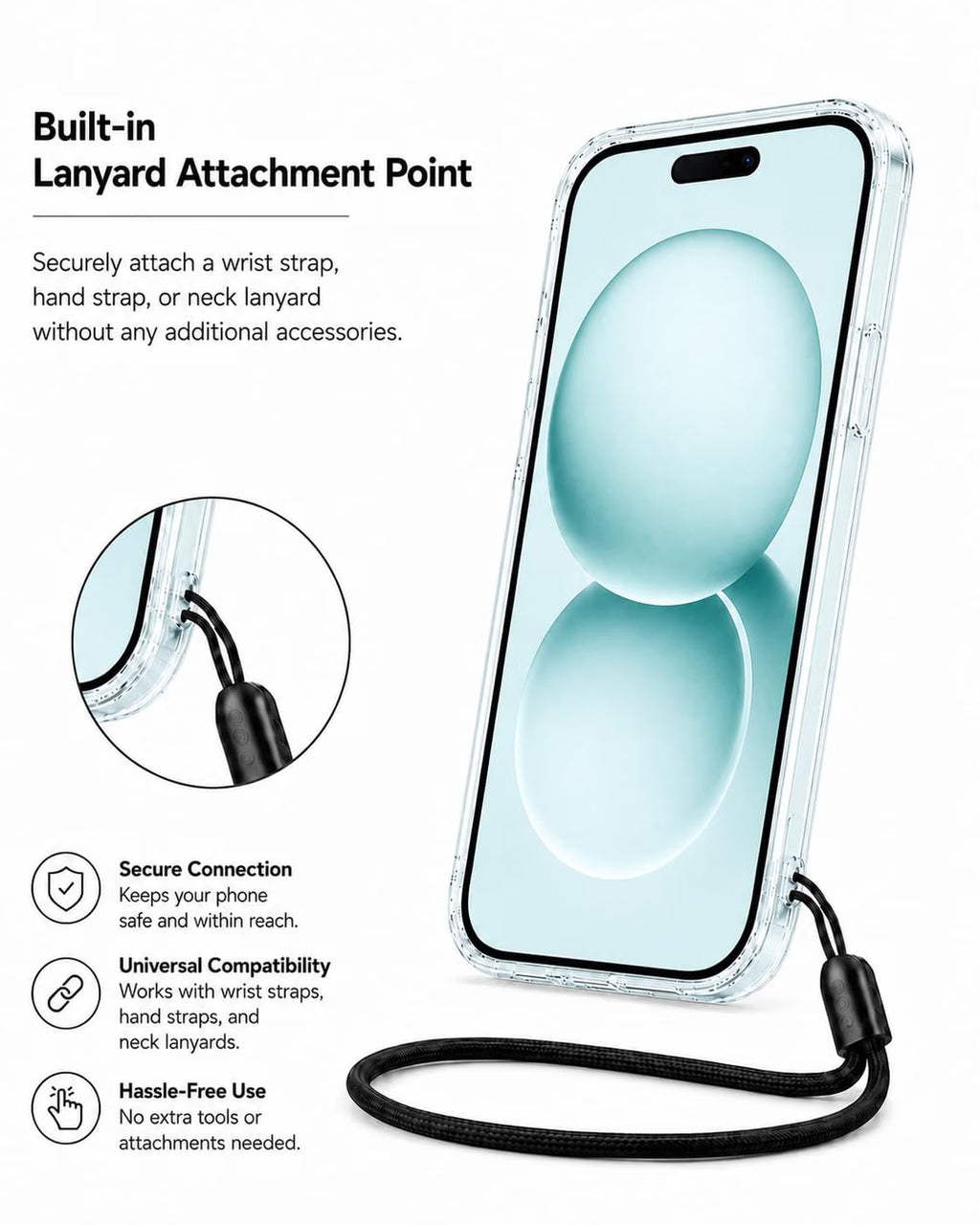 Kovrez Clear MagSafe Case (iPhone 16)